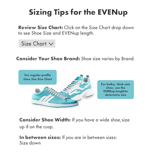 EVENup The Authentic Shoe Balancer Size Large for use with Walking Boot or leg length discrepancy. Improves your gait using a variety of height adjustments.