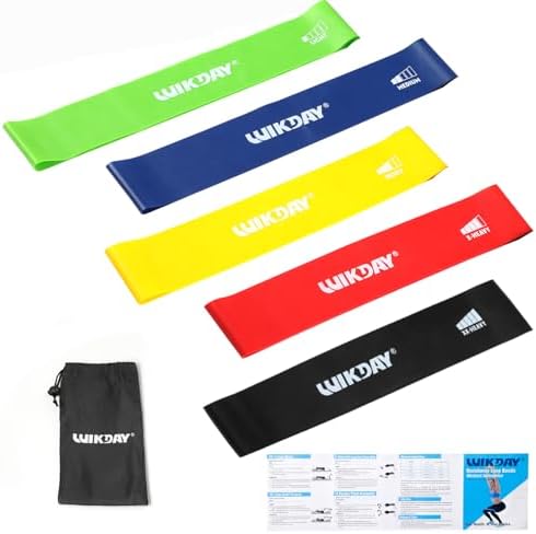 Resistance Bands for Working Out Exercise Loop Bands Workout Bands, Set of 5